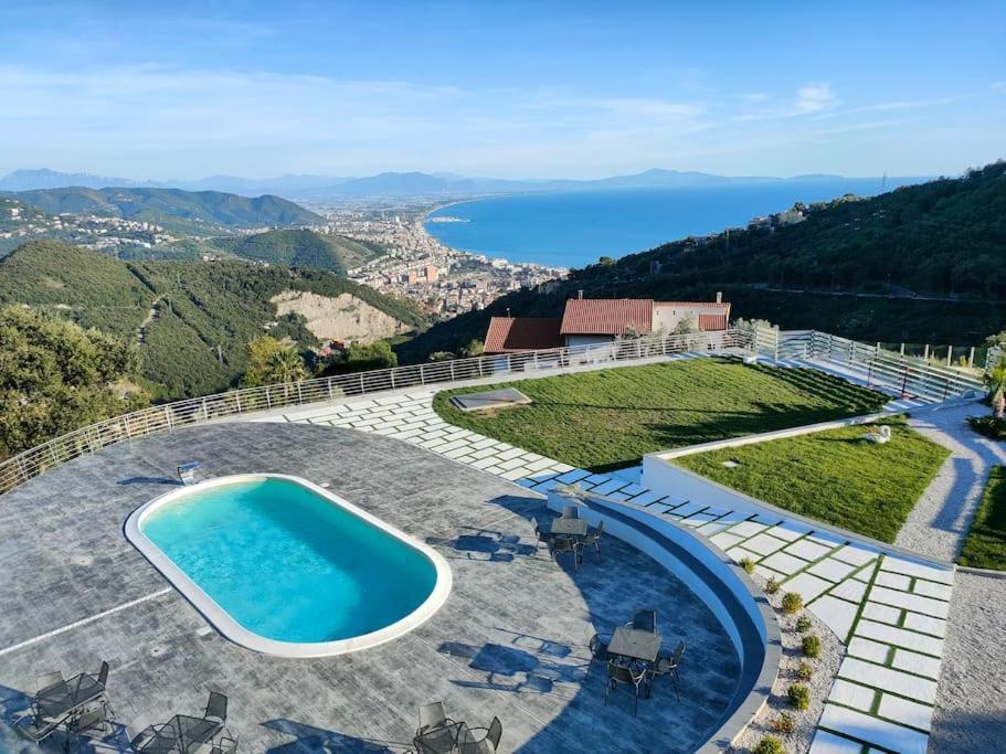 Appartamento Emma Con Piscina - Vista Mare"Tenuta Croce" Salerno Exterior foto