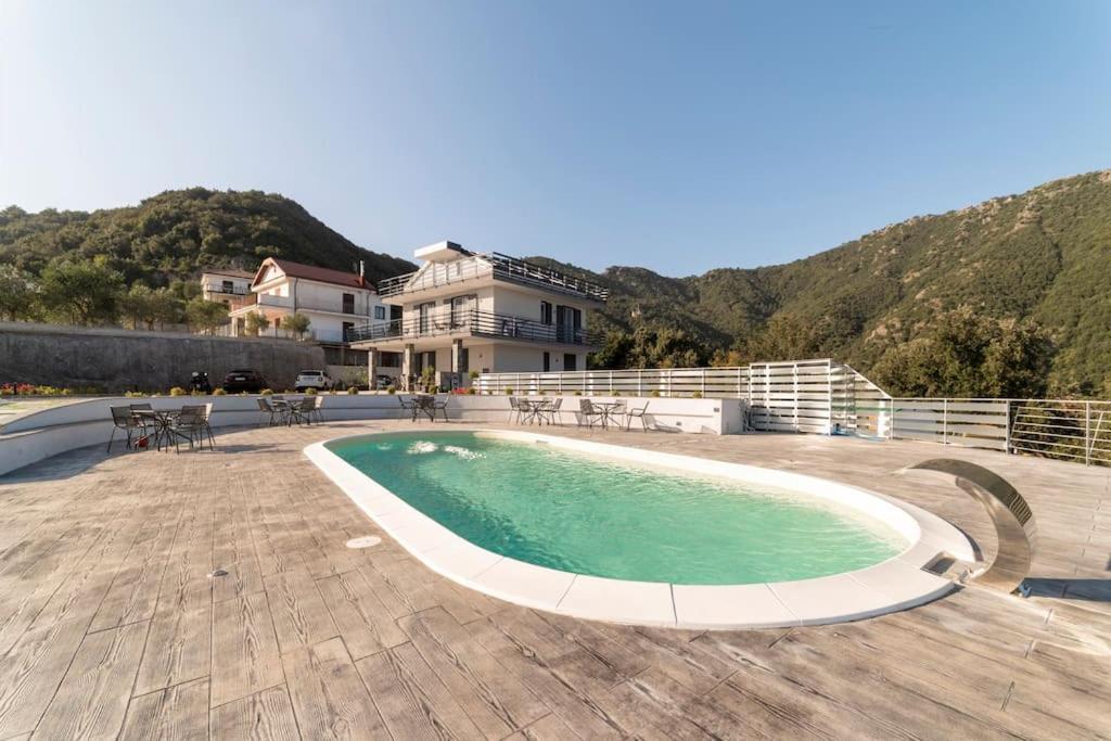Appartamento Emma Con Piscina - Vista Mare"Tenuta Croce" Salerno Exterior foto