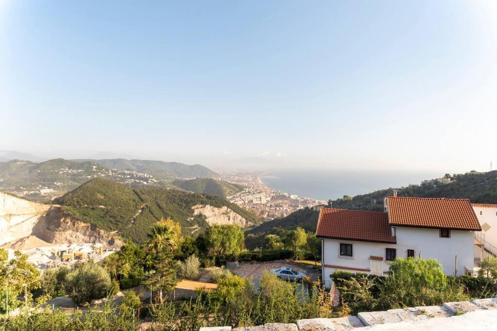 Appartamento Emma Con Piscina - Vista Mare"Tenuta Croce" Salerno Exterior foto